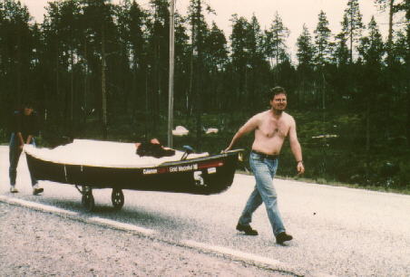 Wer sein Kanu liebt der schiebt!