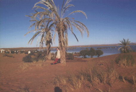 Malerische Wüstenlandschaft Merzouga