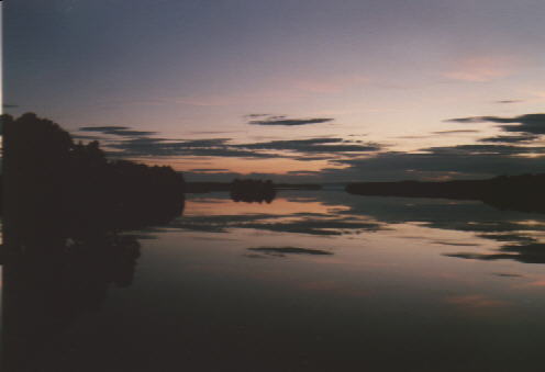 N�chtlicher Blick auf den Str�ms Vattudal