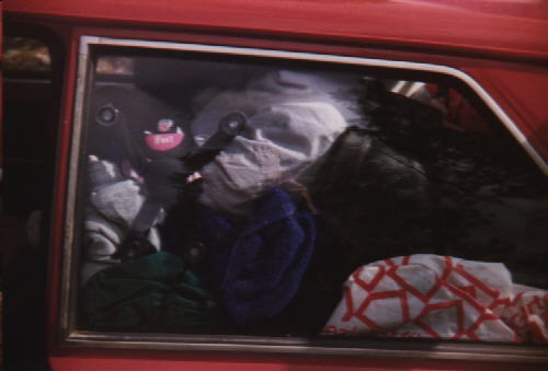 Ja, das Auto ist wirklich vollgepackt!