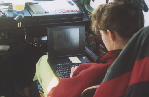 Heike spielt Tetris...